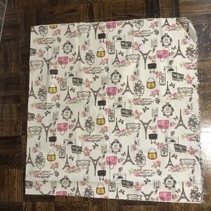 Eiffel Tower Design Upholstery Fabric